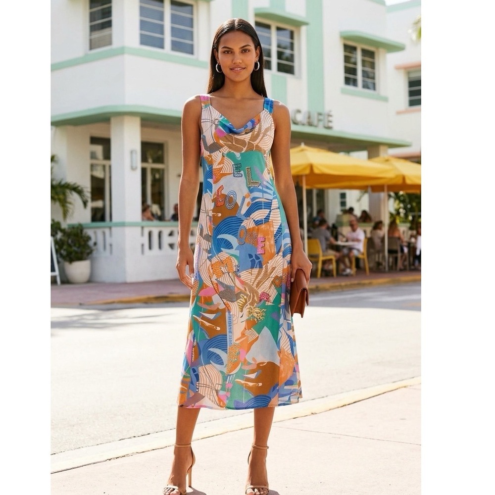 Anthropologie Celandine Market Stall Maxi Dress Small Beaded Boho Luxury Resort
